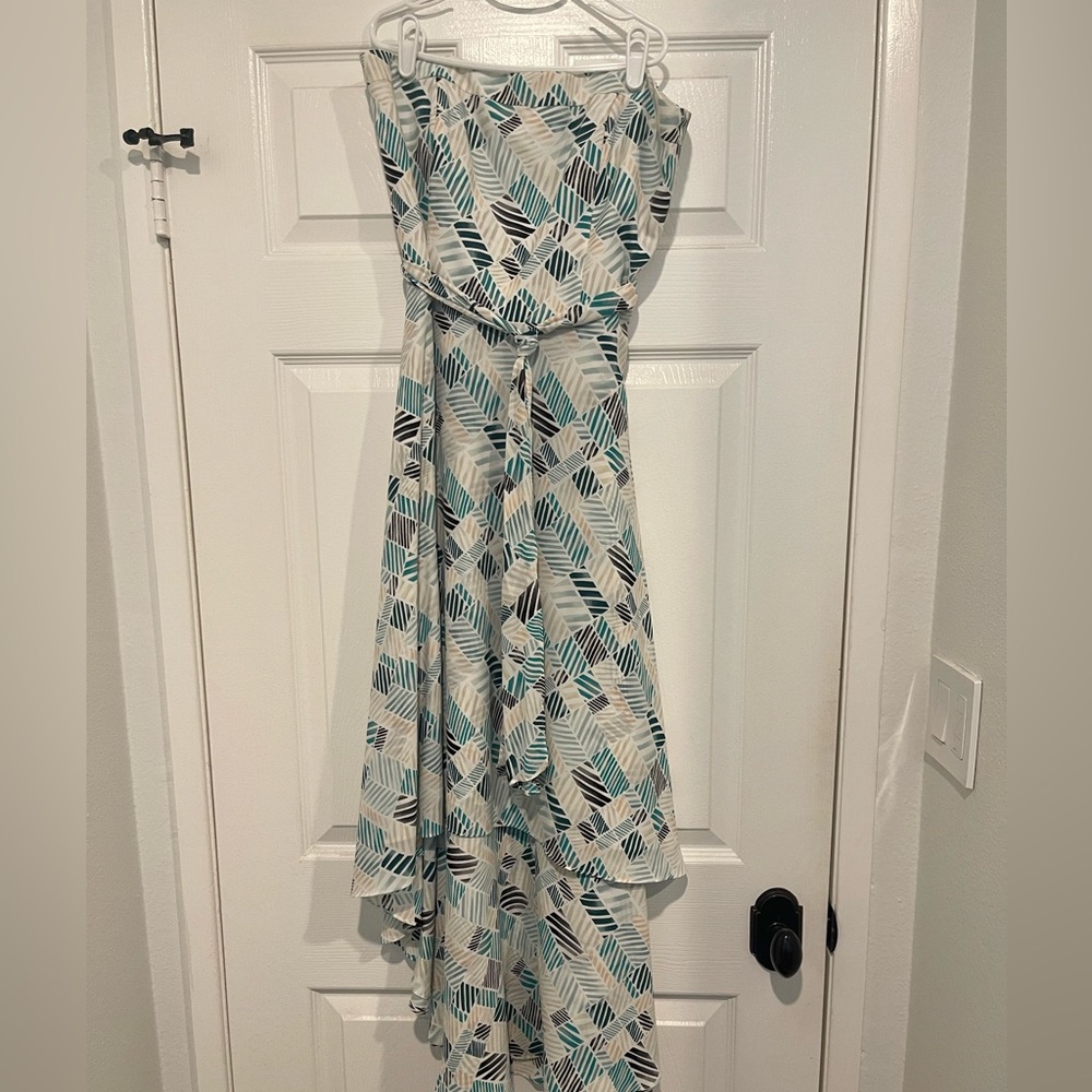White House Black Market High Low MIDI Summer Dress - Size 6 - Worn once.